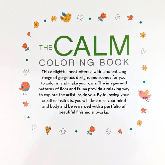 The Calm Coloring Book - Coloring Book for All Ages for Meditation and Calming - Picture 2 of 8